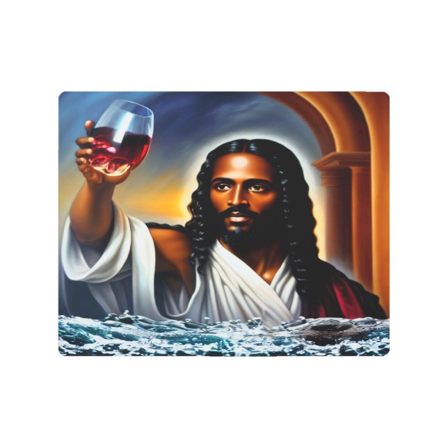 Que haya arte de la pared Metalizado cristiana del (Anverso)