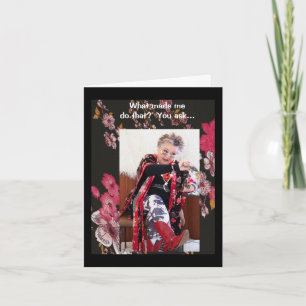 Qué Humorístico Me Hizo Hacer Esa Tarjeta