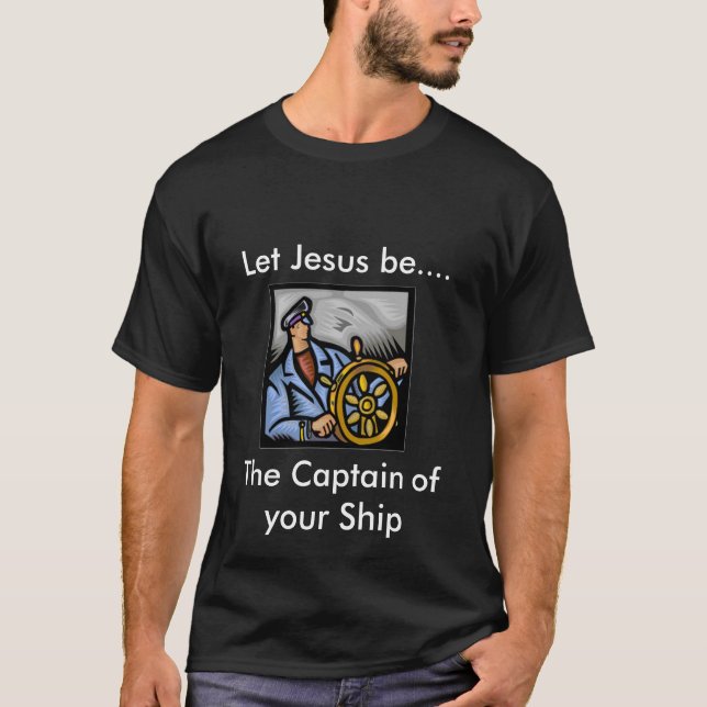 Que Jesús sea el Capitán Camiseta (Anverso)