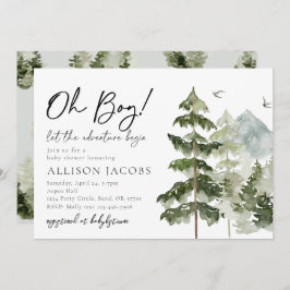 Que La Aventura Empiece Invitaciones A La Ducha Be