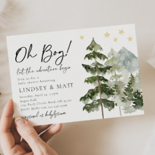 Que La Aventura Empiece Invitaciones A La Ducha Be