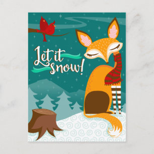¡Que La Nieve! Postales de feriado de Fox y Cardin
