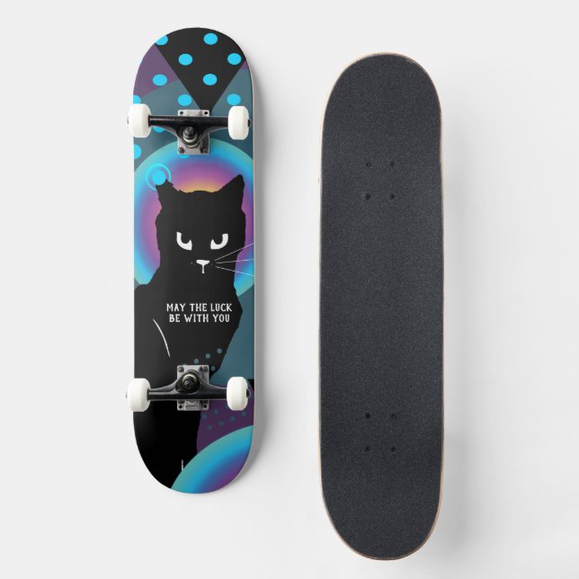 Que la suerte esté contigo Skateboard (Anverso)