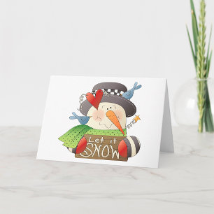 Que la tarjeta de nieve