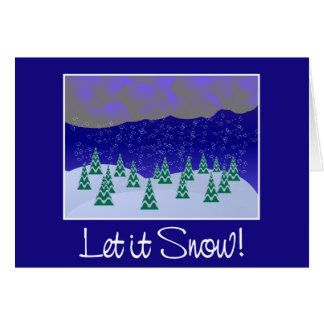 Que la tarjeta de nieve