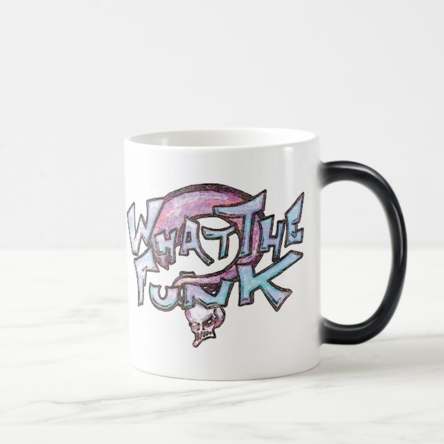 Qué la taza del Color-Cambio del miedo (Derecha)