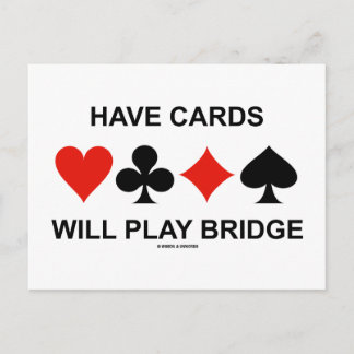 Que las tarjetas jueguen el puente (Cuatro juegos 