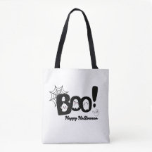 ¡Qué lindo "Boo"! Bolsa de Halloween Ghost Tote