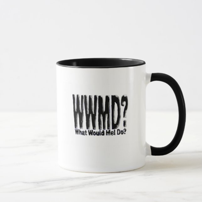 ¿Qué los melios harían? - Taza redondeada (Derecha)