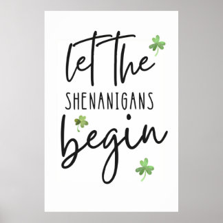 Que los Shenanigans empiecen Posters