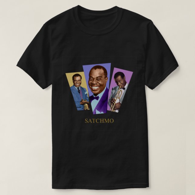 Qué Maravillosa Camiseta Louis Armstrong (Diseño del anverso)