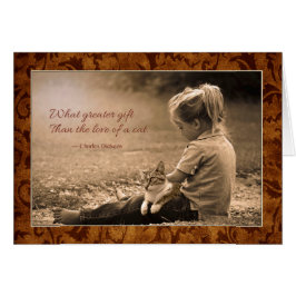 "Qué mayor regalo que el amor de un gato. "