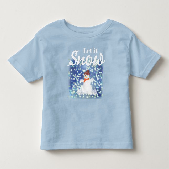 Que nieve camiseta (Anverso)