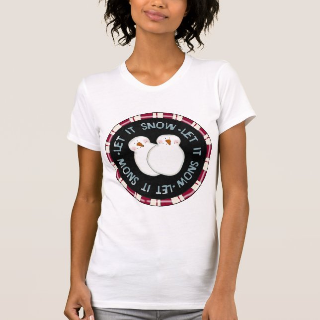 Que nieve, camisetas y regalos de vacaciones (Anverso)