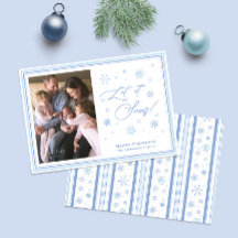 Que nieve, foto de navidad