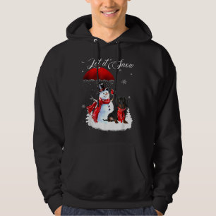 Que Nieve La Camisa De Navidad Aburre A Dachshund 