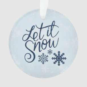 Que Nieve Ornamento Acrílico