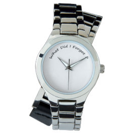 ¿Qué olvidé? - Relojes de señora.