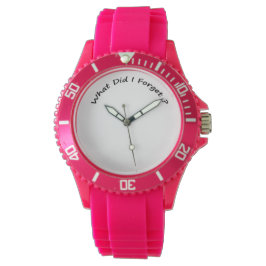 ¿Qué olvidé?- Relojes de señora .