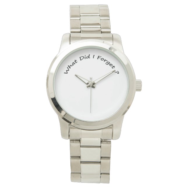 ¿Qué olvidé?- Relojes para hombres. (Anverso)