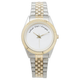 ¿Qué olvidé?- Relojes para hombres.