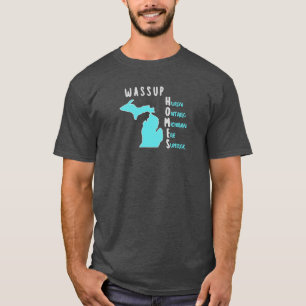 ¿QUÉ ONDA HOMES? CAMISETA CON MAPA DE MICHIGAN Y L