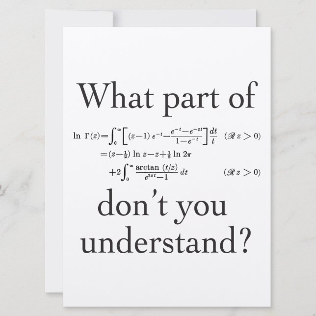 Qué parte de... (Anverso)