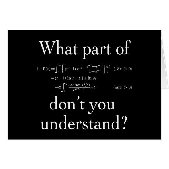 Qué parte de... Blanco sobre oscuro (Anverso (Horizontal))