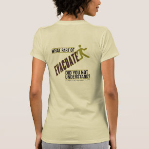 Qué parte de la camiseta del director de emergenc