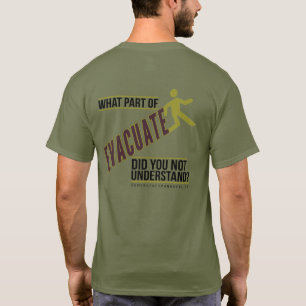 Qué parte de la camiseta del director de emergenc