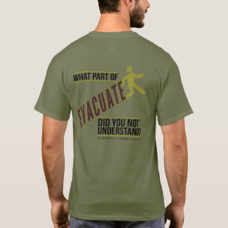 Qué parte de la camiseta del director de emergenci