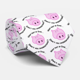 Qué parte de Oink... Corbata