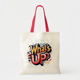 ¿Qué pasa? Bolsa de Tote - Diseño casual y diverti