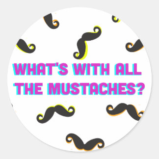 qué pasa con todos los pegatinas de bigotes