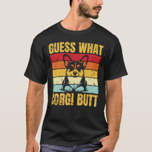¿Qué pasa? Culo de Corgi Camiseta divertida para a