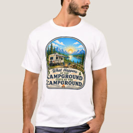 Qué pasa en el camping Camiseta