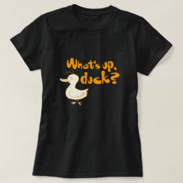 ¿Qué pasa, Pato? Graciosa camiseta de Wordplay