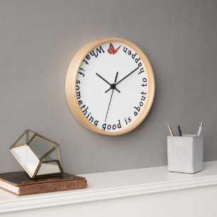 ¿Qué pasa si hay algo bueno en el reloj de pared r