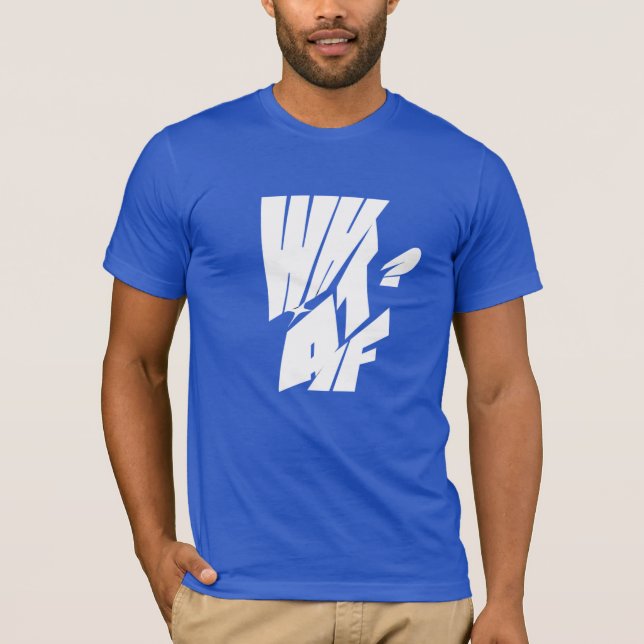 Qué pasa si la camiseta - Audaz tipografía Minimal (Anverso)