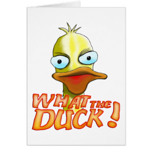 ¡Qué pato! Tarjeta