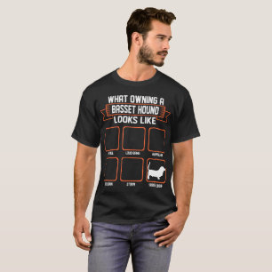 Qué perro poseido de Basset Hound parece camiseta