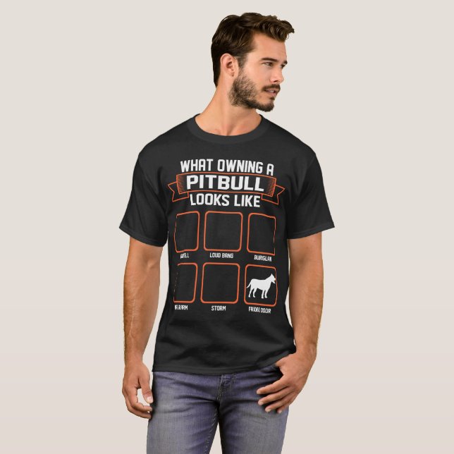 Qué perro poseido de Pitbull parece la camiseta (Anverso completo)