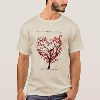¿Qué Rama Eres?" Camiseta de árbol de familia pers