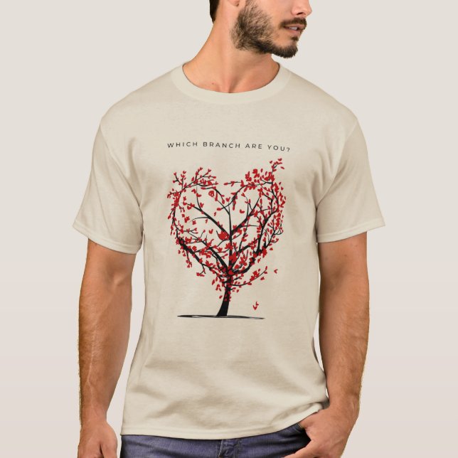 ¿Qué Rama Eres?" Camiseta de árbol de familia pers (Anverso)