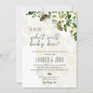 ¿Qué revelará la invitación al bebé bebe?