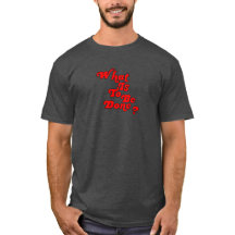 ¿Qué se debe hacer? playera
