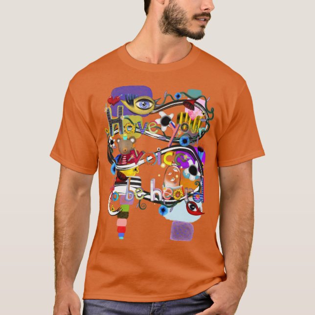 Que se escuche la camiseta (Anverso)