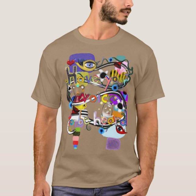 Que se escuche la camiseta (Anverso)