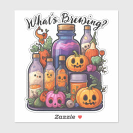 "¿Qué se está preparando?" Pegatina de ingrediente