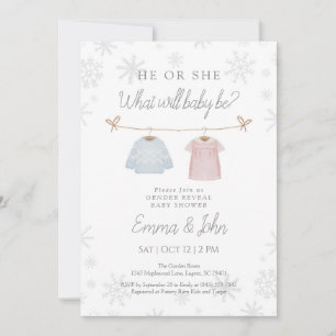 ¿Qué será la invitación para el bebé?